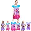 Kpop Demon Hunters Pattern Girl Sleep Dress With Cartoon Pattern For Kids Summer Wear