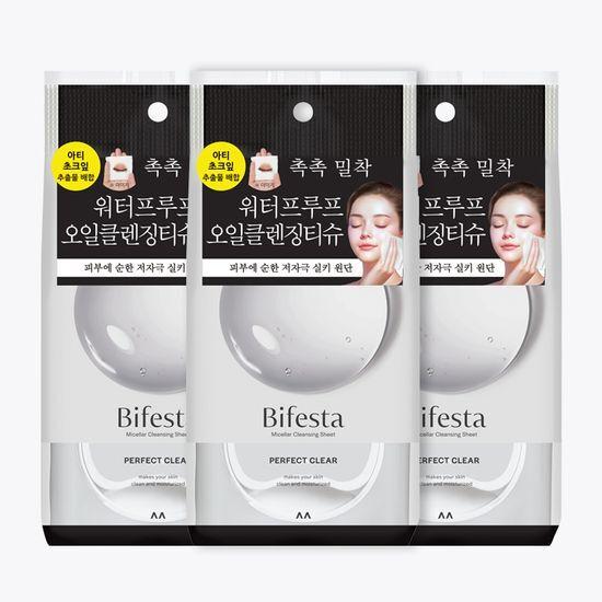 Bifesta Cleansing Tissue Perfect Clear Triple Plan (46 sheets X 3)