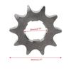 X7JF Motorcycle Hole Dia 20MM 428-20mm-10T/19T Front Engine Sprocket Chain For Dirt Pit Bike Moped ATV Scootor Off-road