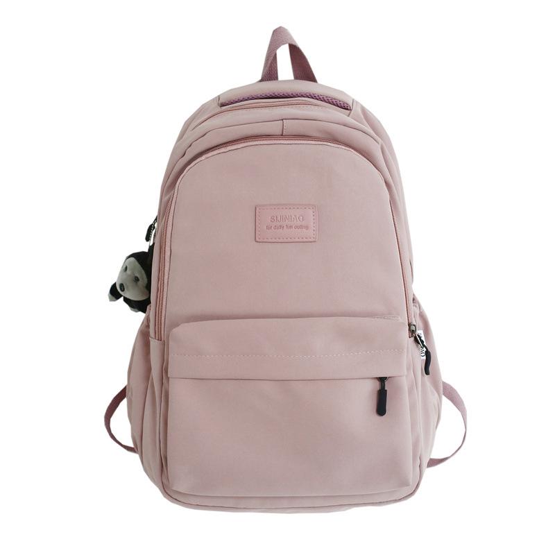 Women's 2025 Korean Style Casual Backpack - Large Capacity School Bag for Girls