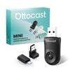 OTTOCAST Ottocast Mini 2025 Nejnovější Bezdrátový Auto Adaptér Mini Pro originální kabelová Auto kompatibilní vozidla Kompatibilní s Bluetooth Plug Play Automatický