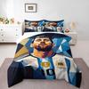 Argentinian Football Star Geometric Design Bedding set Bedding set (1 duvet cover, 2 pillowcases, duvet not included).
