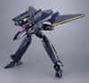 Tamashii Nations DX Chogokin Macross 7 VF-17S Nightmare Stealth Valkyrie Gumlin Kizaki Machine 250mm ABS Metal PVC Movable Figure