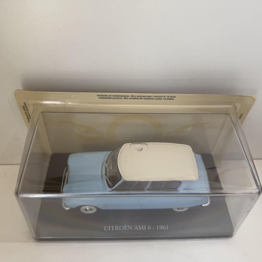 QEJO7 Diecast IXO 1/24 Scale CITROEN AMI 6 1961 Alloy Car Model