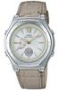 Casio Wave Ceptor Watch (Official Japanese Product) LWA -M160L-1AJF / -M160L-8A2JF Women's Radio-Controlled Solar Watch, Taupe / Black