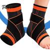 Kompression Fußbandage Verstellbare Knöchelbandage für Männer Frauen, Atmungsaktives Stützband, Hülle Plantarfasziitis, Tendinitis, Achillessehnen-Entlastung