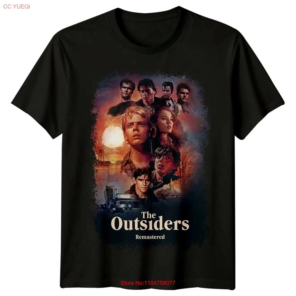 The Outsiders 1983 Movie Poster Inspired T Shirt Retro 80s Vintage Washed Top For Everyday Wear Casual Designer Clothes