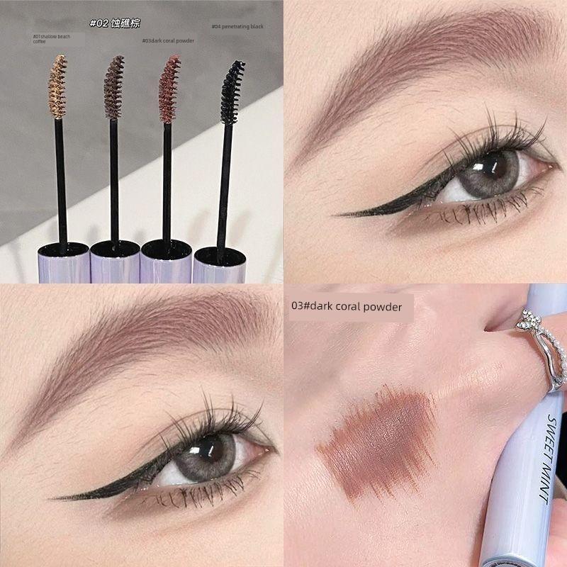 Pink-Brown Eyebrow Dye for Women, Light Color, Waterproof, Long-Lasting, Non-Fading, Two-In-One Water Eyebrow Pencil, Wild Eyebrow Raincoat Styling