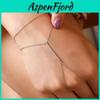 Geometric Water Drilled Hand Chain Jewelry For Women With Gold Or Silver Plating For Gift