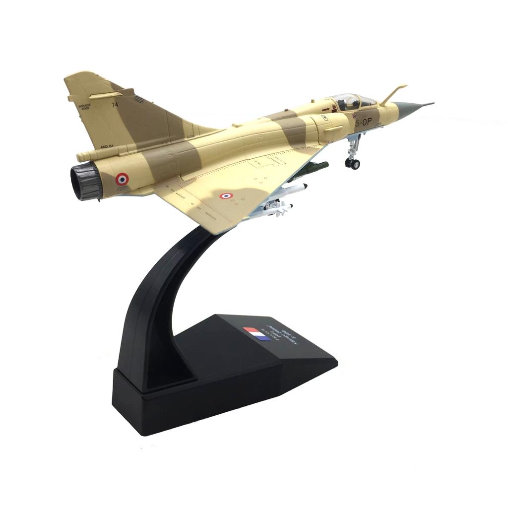 1/100 Scale Fighter French Air Force Mirage 2000 Models Aircraft Adult Children Toys for Display Show