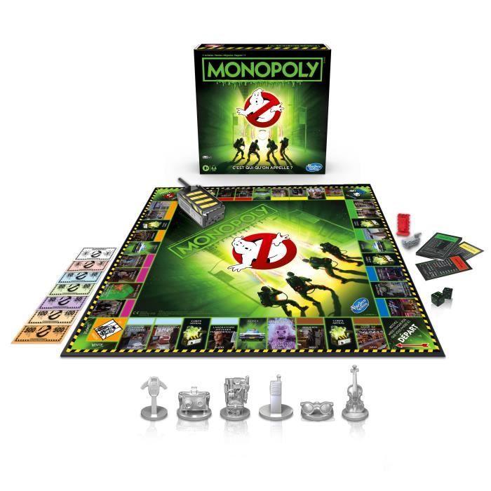 MONOPOLY - édition Ghostbusters S.O.S Fantômes pour enfants - dès 8 ans