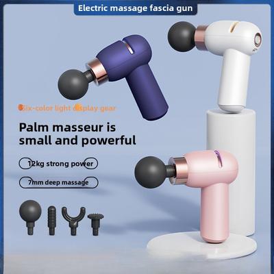 Mini Fascia Gun Muscle Relaxation Massager Muscle Membrane Neck Grab Professional Fitness Electric Vibration Massage Gun
