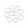 10Pcs/Pack 25/28/30/32mm Clasps Connectors Keychain Chain Loop Split Key Ring Stainless Steel