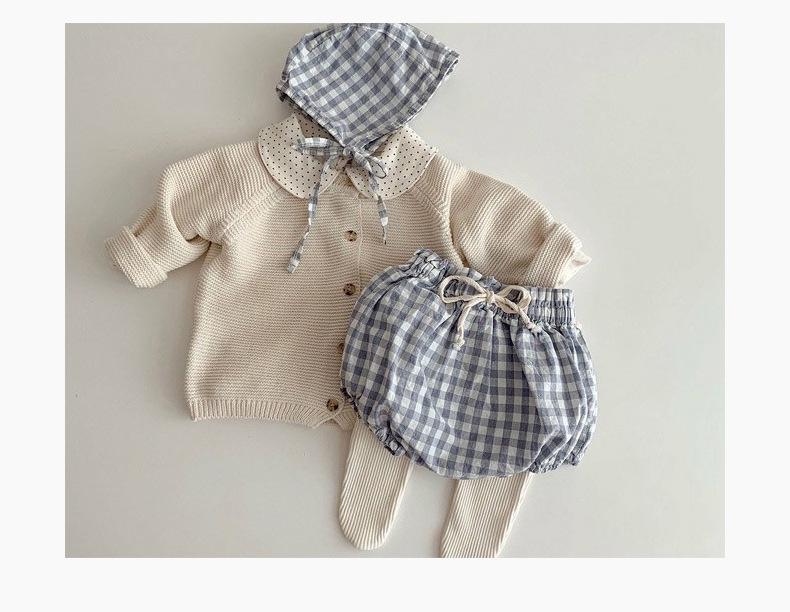 Spring & Autumn Knitted Cardigan for Kids - Boys' & Girls' Round Neck Sweater for Infants & Toddlers