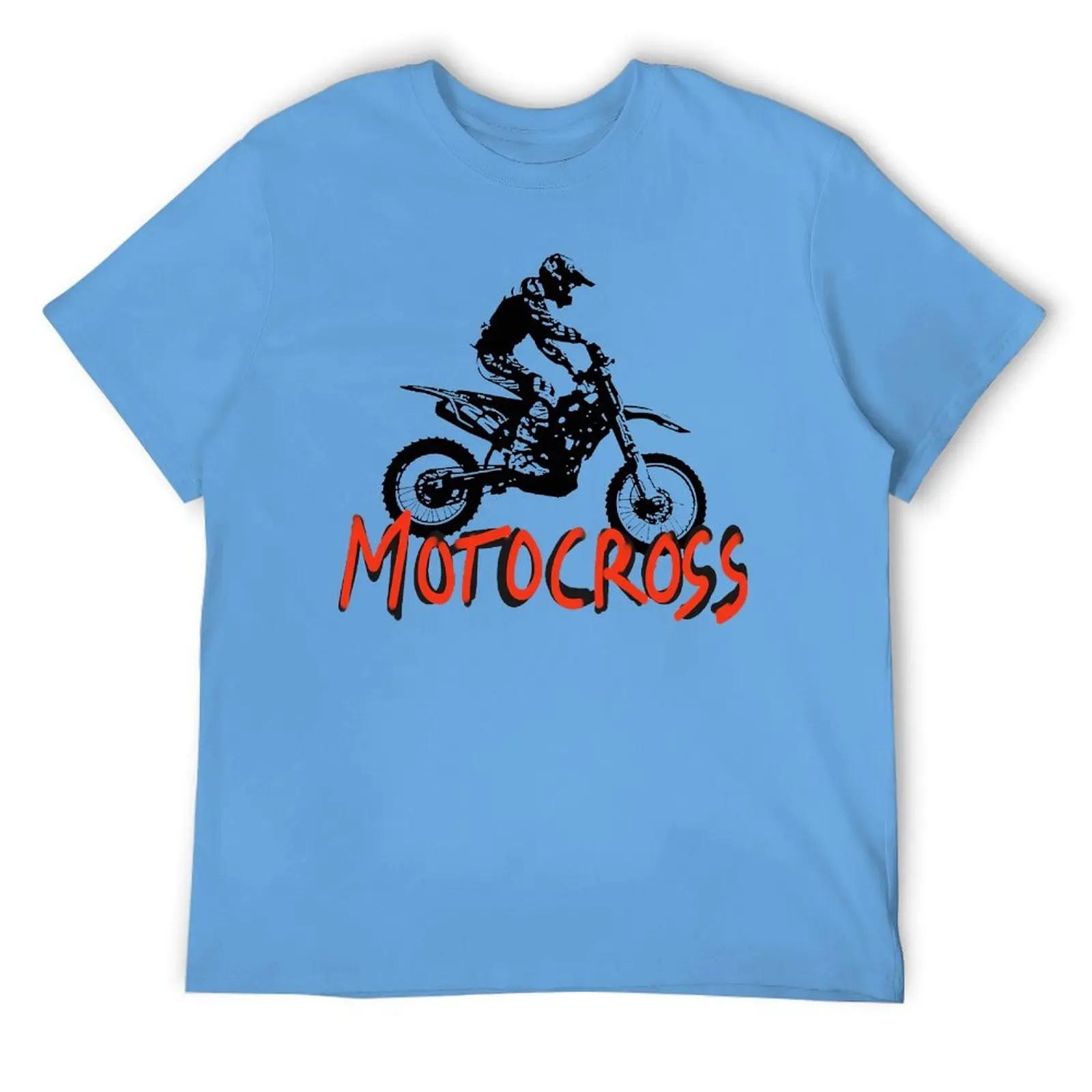 

Мотокросс на продажу Топ футболка хипстерская футболка с круглым вырезом движение смешная новинка Aactivity соревнование размер США XXXXXL белый