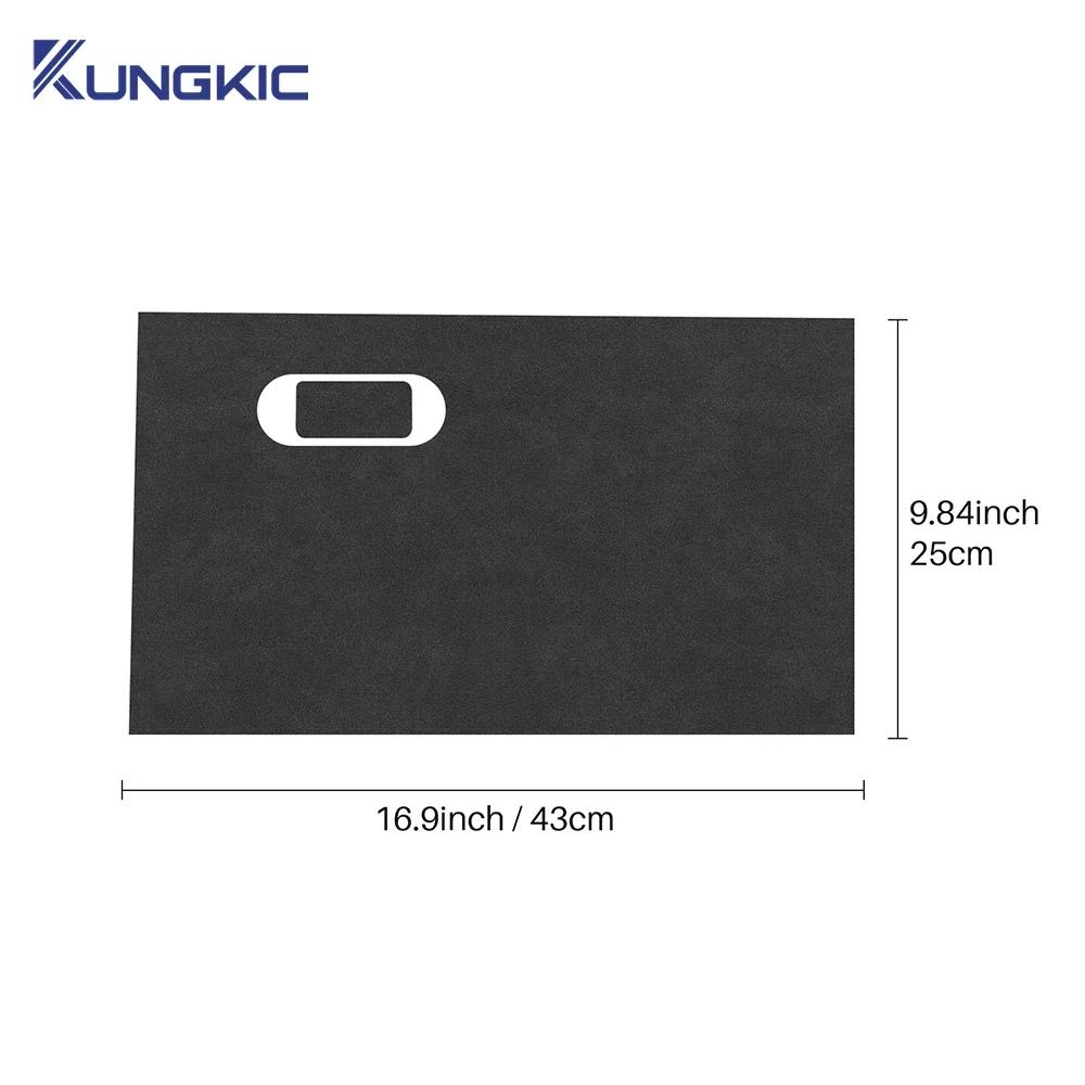 Carbon Fiber Suede Glove Box Protector for Mazda 3 Axela 2019-2025 LHD/RHD Anti-Kick Interior Moulding