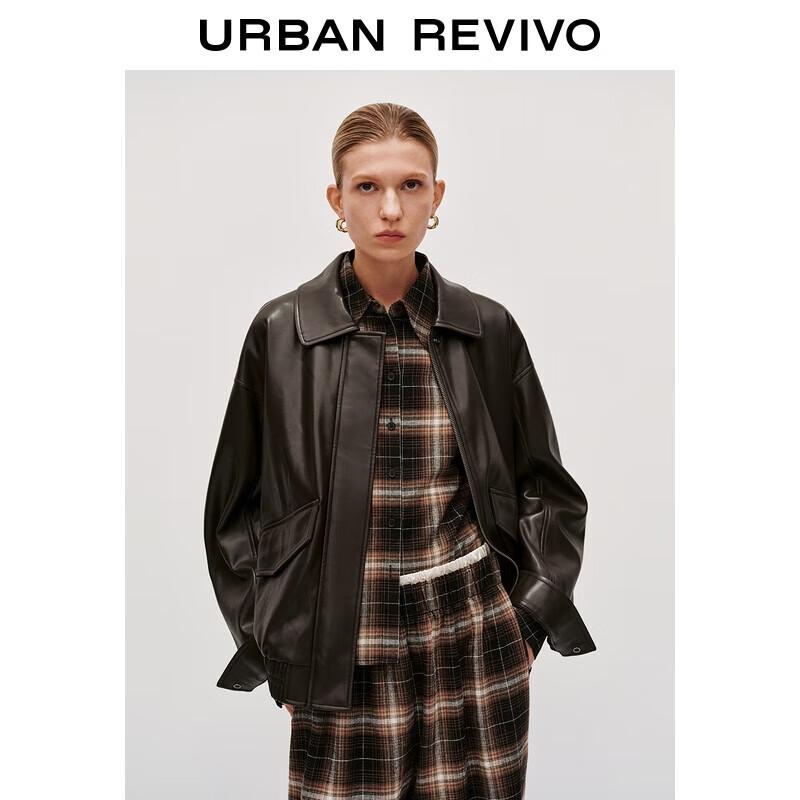 UR Women s Amber Luster Loose PU Jacket S