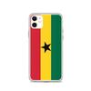 Coque Téléphone – Drapeau Du Ghana – Compatible iPhone 11 – Étui Souple – Résistant Et Antichoc - Silicone - Pixelforma