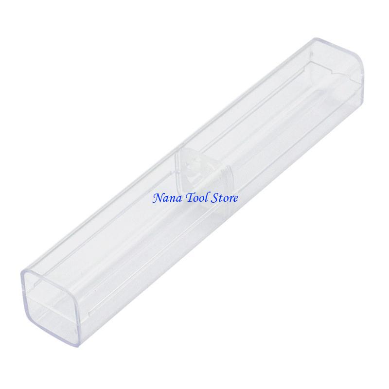31GJ 5 Типов Пинцет Цилиндрическая/Квадратная Прозрачная Пластиковая Коробка Пыленепроницаемое Хранение