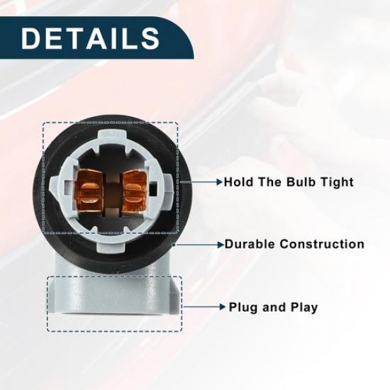 Single 2 P License Plate Light Socket 9006909005  For Toyota Tacoma