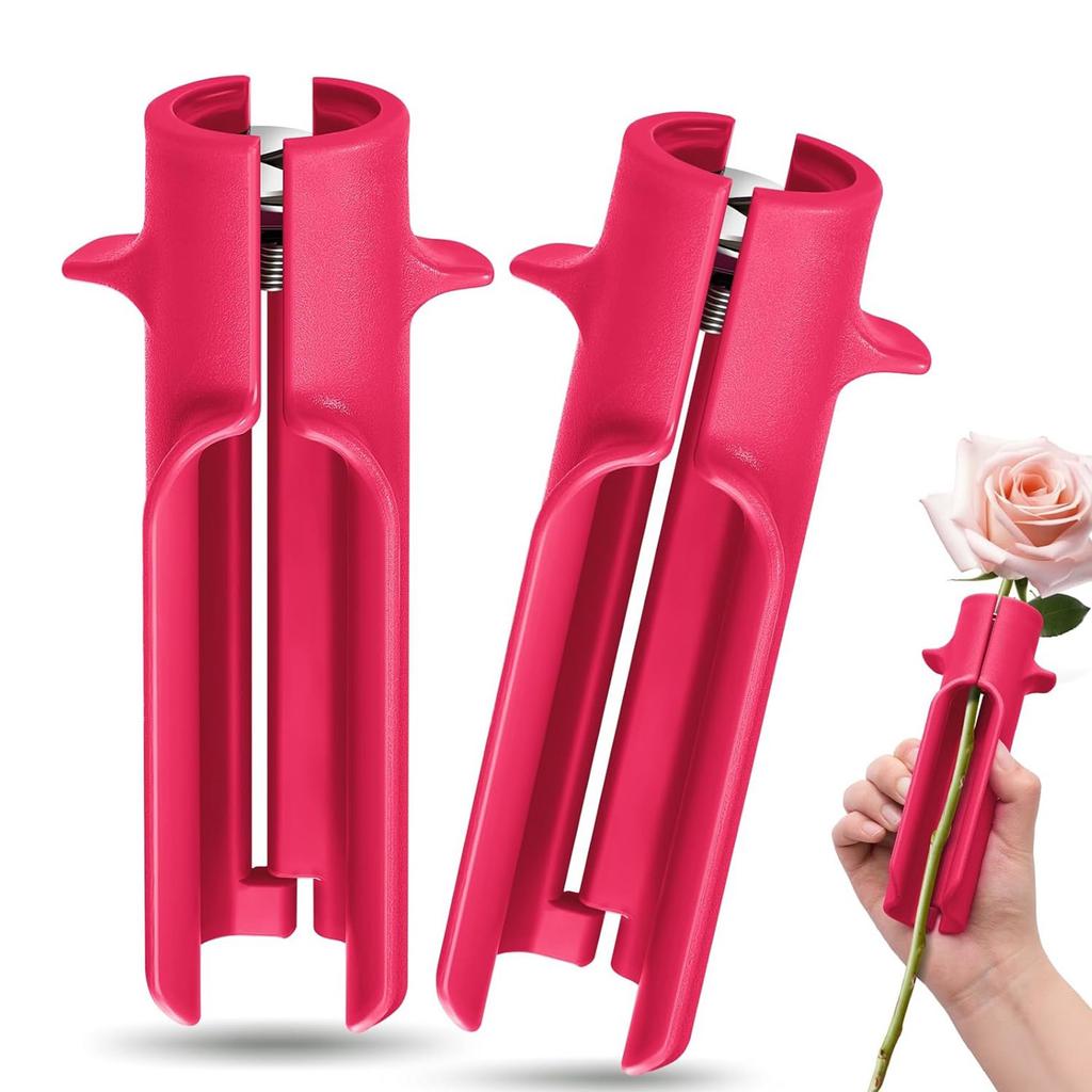 2PCS Rose Thorn Remover Tool Rose Cleaner Suitable for Leaf and Thorn Stripping in Home and Garden Flower Arrangements