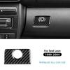 Real Soft Carbon Fiber for SEAT Leon 1999 2000 2001 2002 2003 2004 Passenger Glove Box Button Trim Sticker Interior Accessories