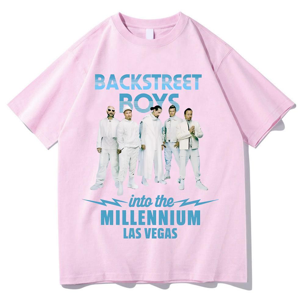 Backstreet Boys T-Shirts Y2K Fun Casual Cotton Clothing Gift Clothing Into The MILLENNIUM Vintage Tops Women Men Streetwear Tees
