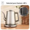 Large Capacity Pure Titanium Electric Kettle with Auto Power-Off and Insulation for Tea Brewing