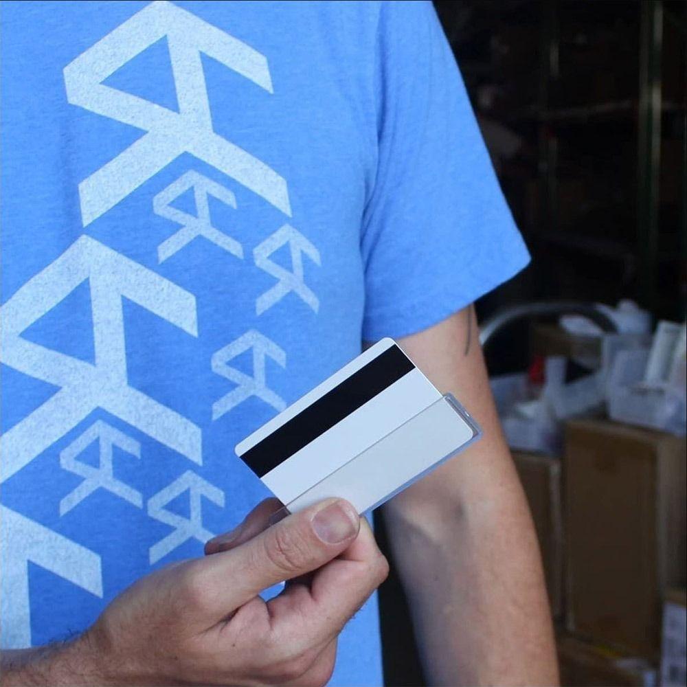 10pcs Transparent Swipe Badge Holder Hard Passes Protector Sleeve Card Badge Holder Office