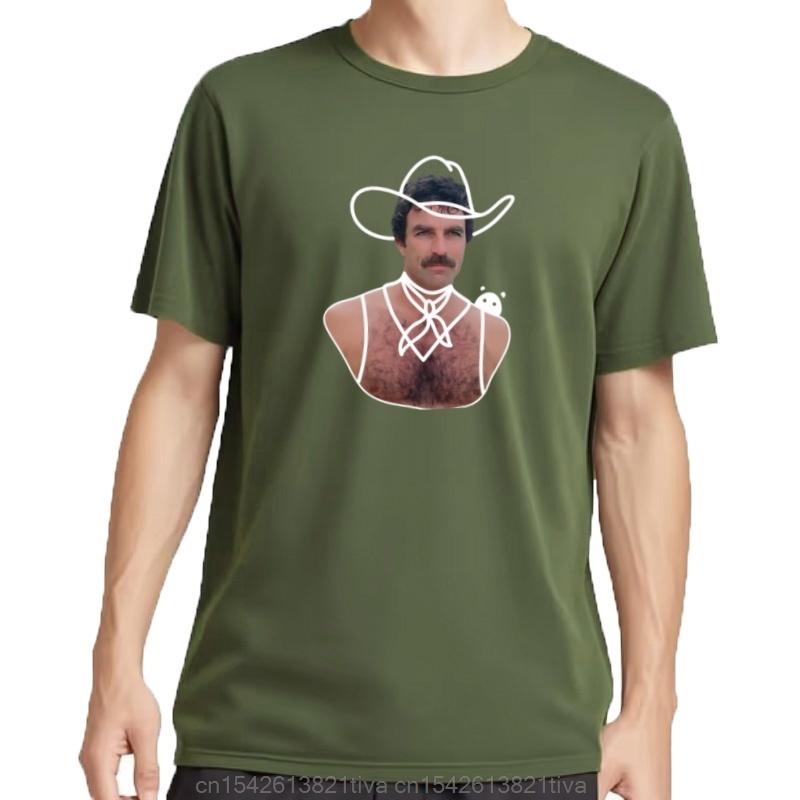 Tom Selleck Tshirt For A Boy Anime Shirt Cute Clothes Mens Plain T Shirts
