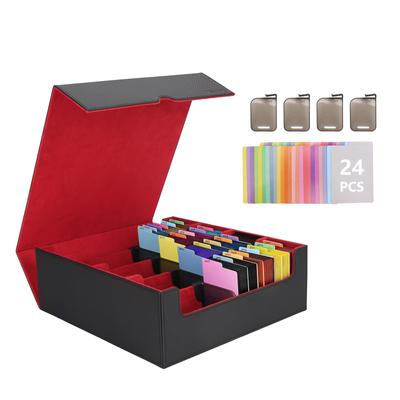 Deck Case Trading Card Case Card Storage Box Card Case Trading Card Storage Divider Board with Card Stopper with Pokeka MTG Various Card 4 "Compatible