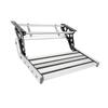 Foldable Step for RV Travel Trailer Lightweight Aluminum Accessory Safe Use