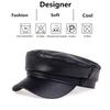 Unisex Woven leather Navy Hat Spring and Autumn Outdoor Casual Adult Sun Hats Hip Hop Beret Hat Sunscreen Hat Sports Cap