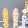 Prayer Mary Candle Molds Soft Silicone Plaster Making Tool New Portrait Mould  DIY Crafting