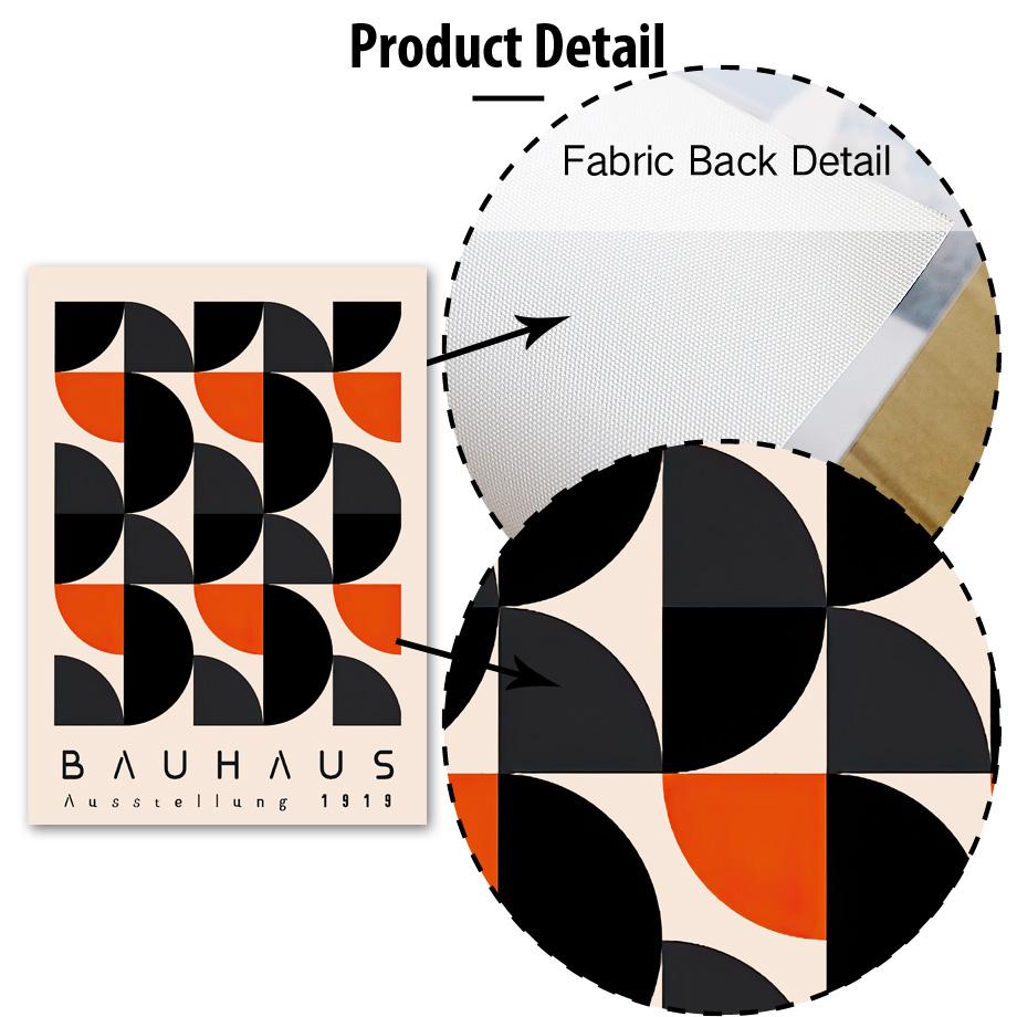 Bauhaus Geometrische Linien Regenbogen Wandkunst Poster Drucke Nordisch Abstrakt Leinwandgemälde Hotel Bar Bilder Für Wohnzimmer Dekor