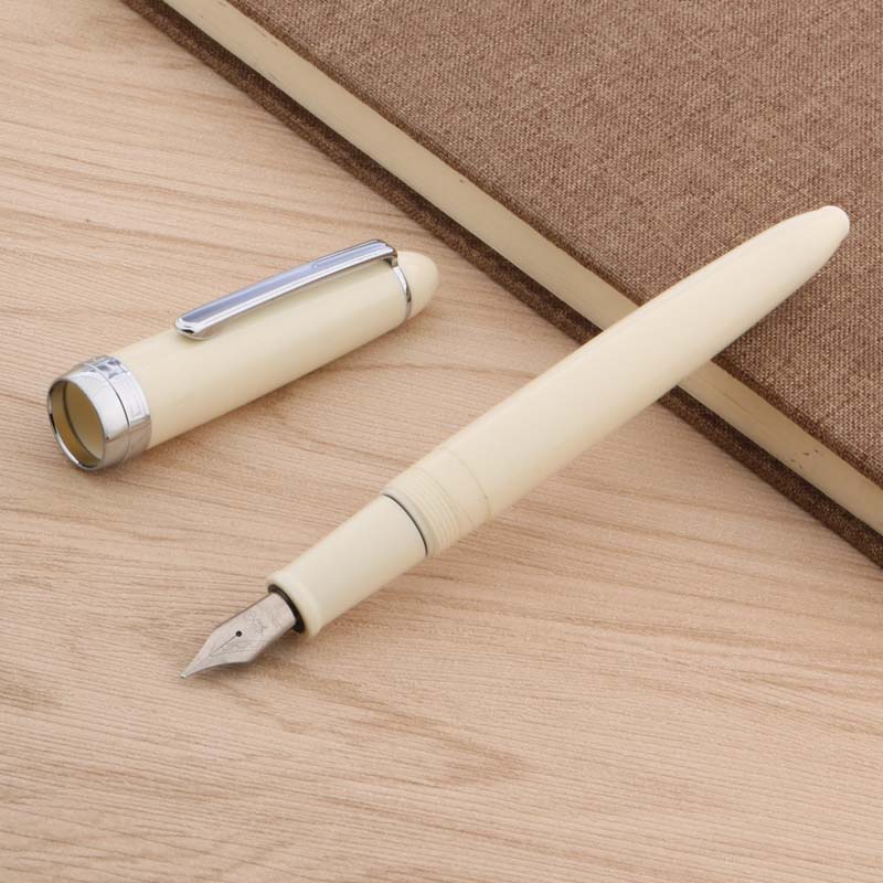 Jinhao 992 Plastic Fountain Pen Transparent Rotate Clip Classic Style M Lorelei Stationery Student Office School Supplies
