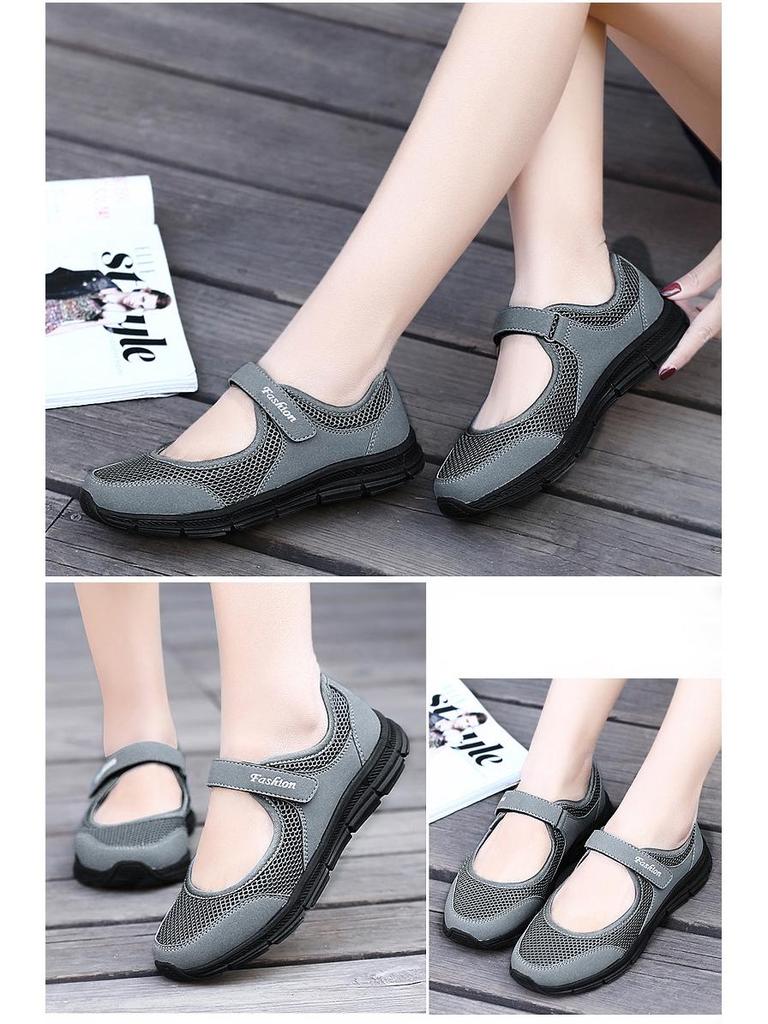 2025 Mesh Flats for Middle-Aged & Elderly Women - Dance & Walk In Comfort (Size 35-42)