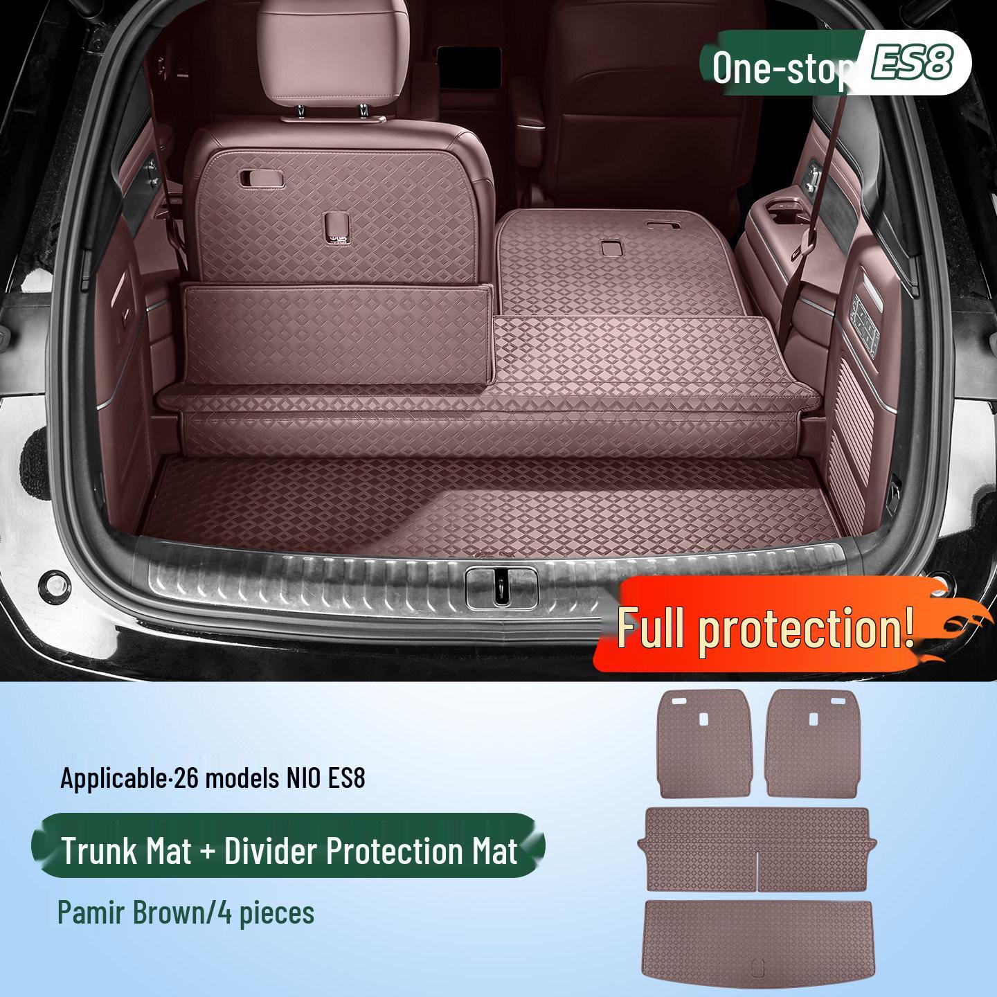Third-Gen Nio ES8 Trunk Mat & Seat Back Accessories for 26 Models