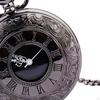 Pocket Watch with Roman Numers and Chain Perfect Gift for Father's Day, Weddings, Holidays