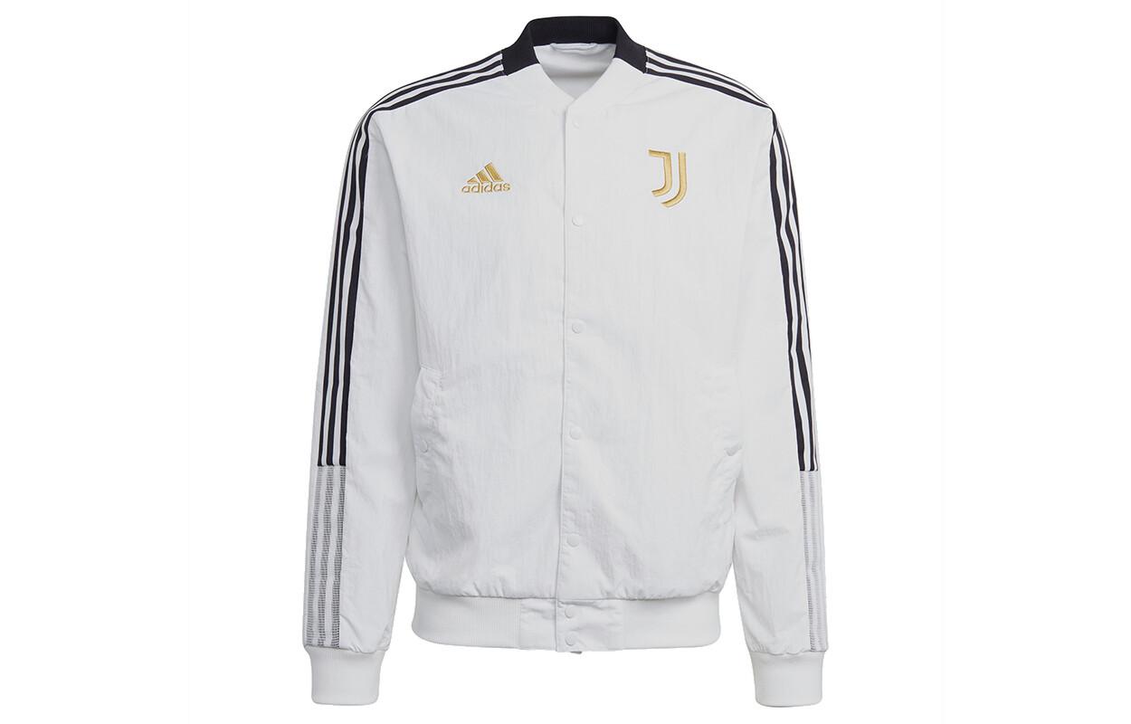 adidas Juventus Football Print Stripe Bomber Jacket GU6962 XXL