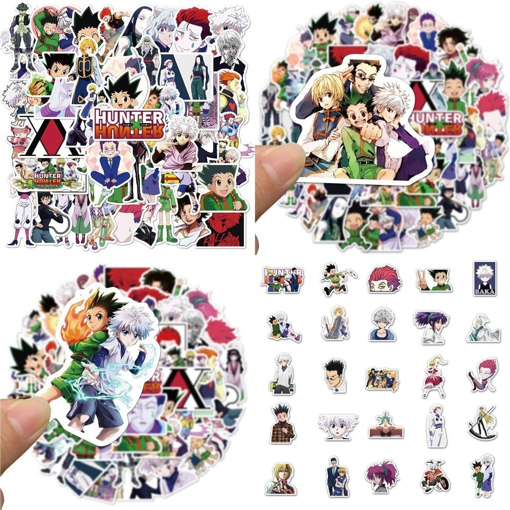 Vibrant 50pcs Hunter X Hunter Anime Stickers For Laptops And Skateboards