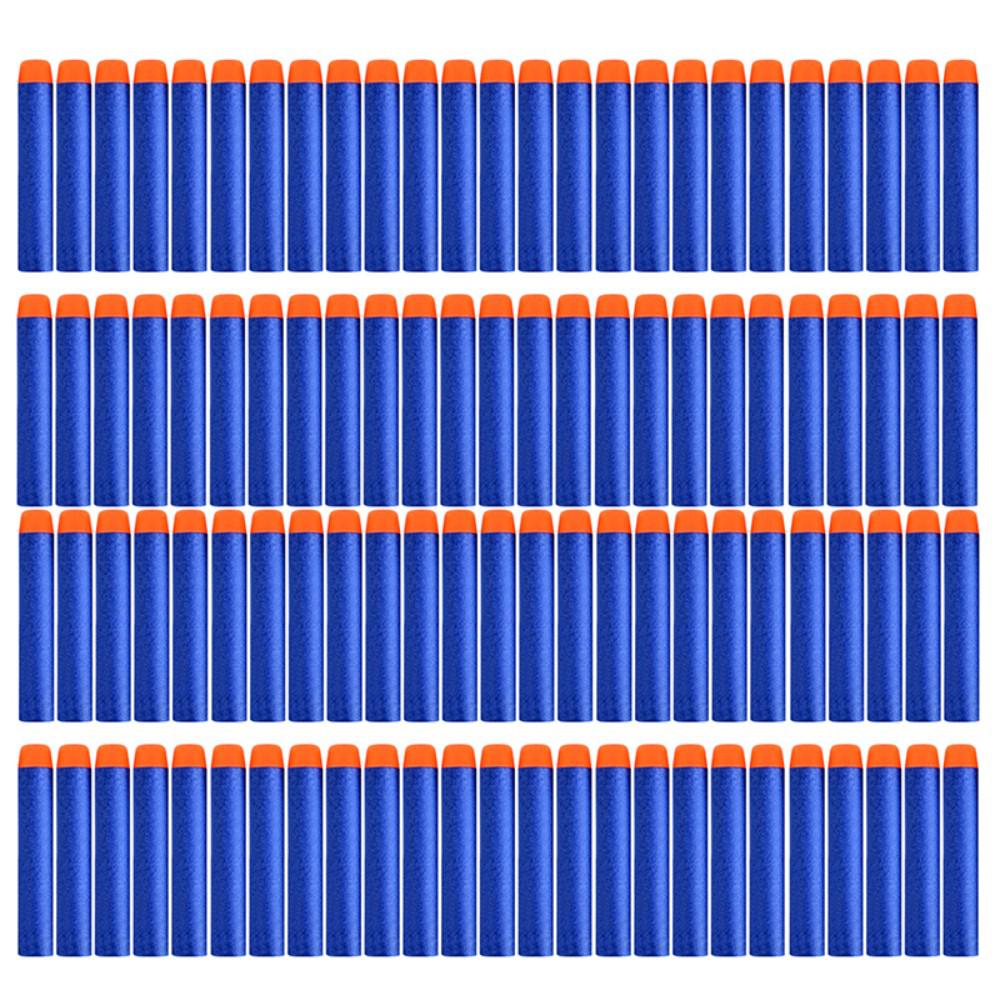 100PCS For  Balls Soft Hollow Hole Head 7.2cm Refill Darts Toys for  Series Blasters Xmas Kid Children Gift