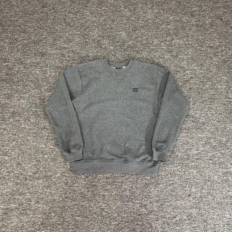 Kroen Embroidered Hoodie-Free Sweatshirt Matching Joggers Set Men Oversized Cotton Blend Thick Warm Casual Wear