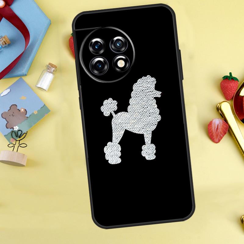Poodle Dog Cartoon Case For OnePlus 10 Pro 8 9 11 Ace 8T 9R 10R 10T OnePlus Nord CE 2 3 Lite 2T N10 N20 Cover