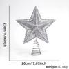 New Year 2025 Tree-Top Star Navidad Xmas Tree Ornament New Christmas Tree Topper