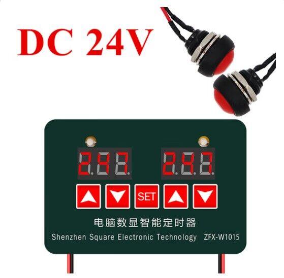ZFX-W1015 Einstellbarer elektronischer Thermostat Temperaturregler Mikrocomputer Digitalanzeige Intelligenter Timer 12V 24V 220V