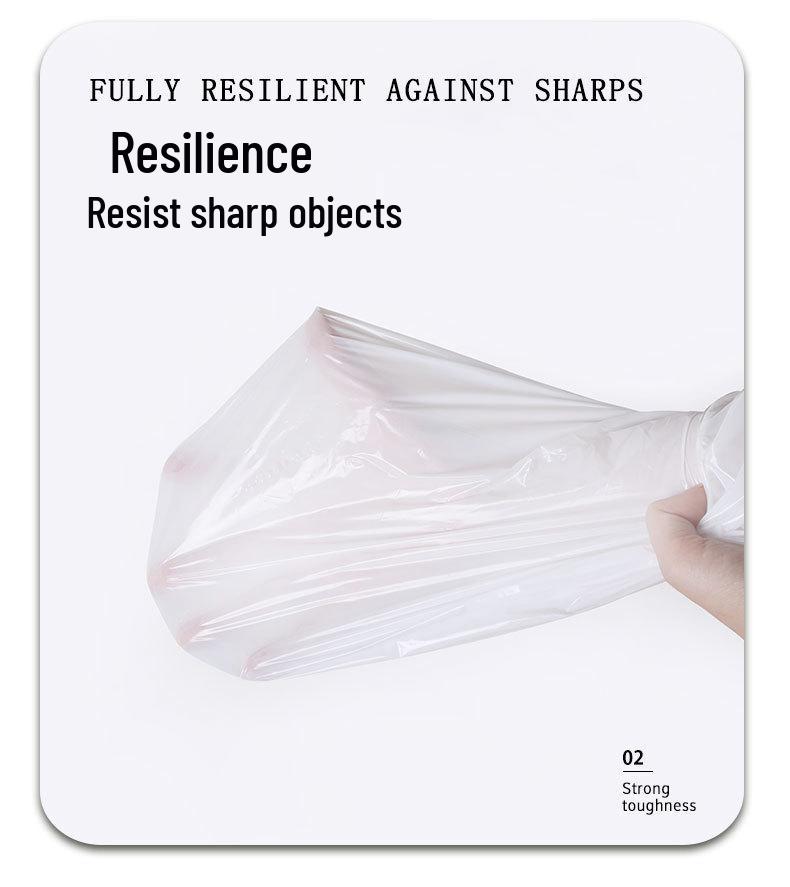 Large Thickened Automatic-Close Drawstring Garbage Bags for Household Use