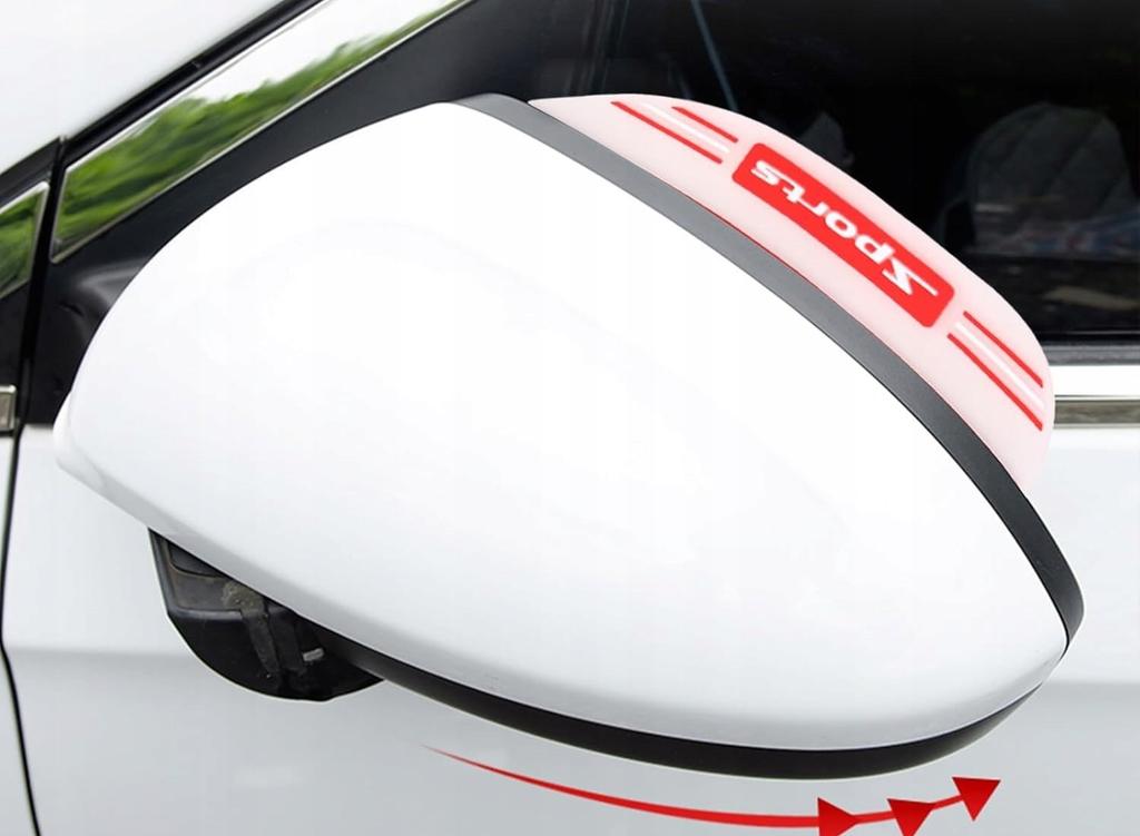 2x Universal Car Rearview Mirror Rain Cover