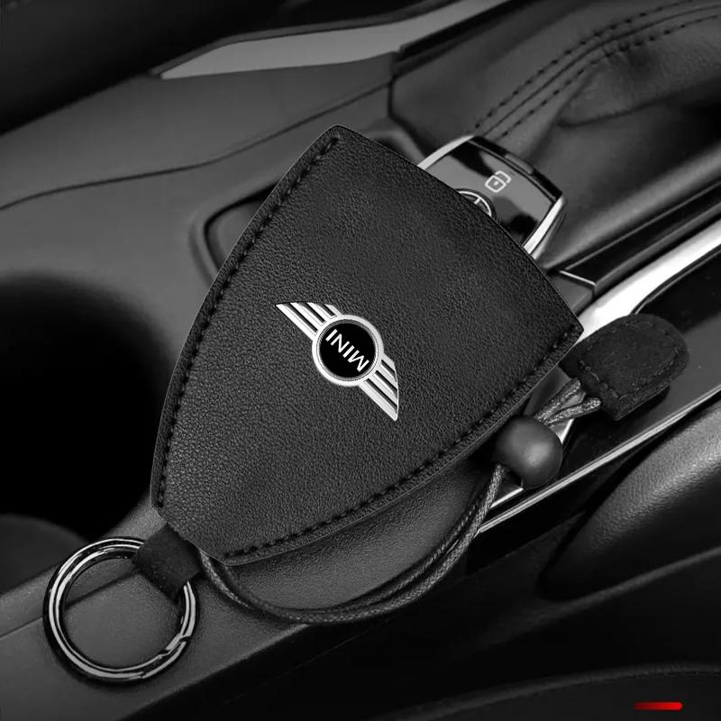 1Pcs Car Key Protection Shell Bag Car Key Case Cover Car Keychain For BMW Mini Cooper F54 F55 F56 R56 R60 SONE Roadster Clubman Coupe
