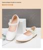 Girls' Spring & Autumn Princess Soft-Soled Leather Shoes: Stylish White Baby & Student Performance Footwear